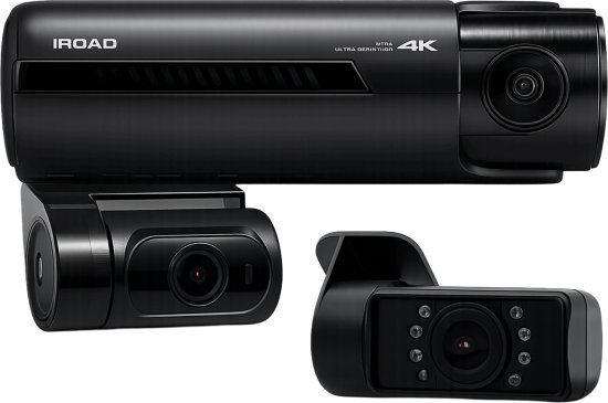 מצלמת דרך תלת כיוונית FHD X10 PRO IROAD