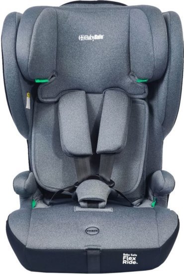 כיסא בטיחות בוסטר I-SIZE אפור BabySafe FlexRide