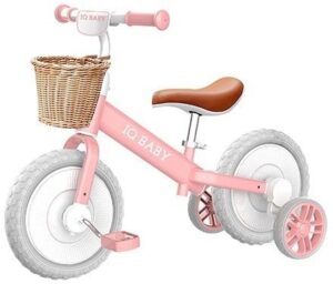 אופני איזון 2 ב-1 רטרו לילדים ורוד Anonima